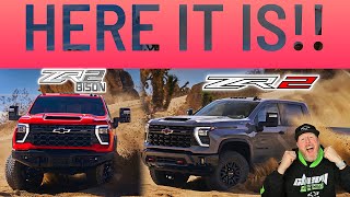 FINALLY Here is the FIRST EVER 2024 Chevrolet Silverado HD ZR2 amp ZR2 BISON [upl. by Fey866]