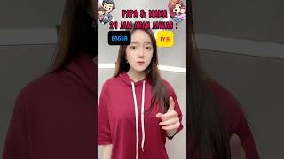 pov  24 jam papa amp mama cuma bisa jawab [upl. by Ruomyes367]