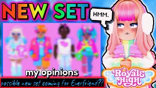 Royale High FINALLY Announced a NEW SET What now Sharing my opinions [upl. by Sophronia]