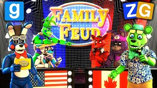 WE PLAYED FAMILY FEUD IN GMOD Canada VS America  Gmod Sandbox Game Show Garrys Mod [upl. by Ecinna]