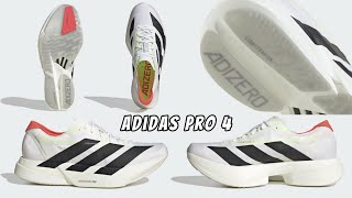 Adidas Adizero Adios Pro 4  Details From Adidas Own Website  Upcoming Shoes running [upl. by Bertsche]