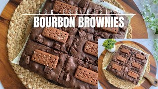 Bourbon brownie Recipe  Eggless Double Chocolate Brownie [upl. by Randall]