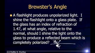 Physics123 Example Problems  Polarization [upl. by Ime916]