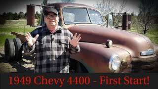 1949 Chevy 4400 EP1  First Start [upl. by Maegan145]