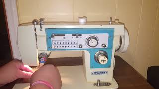 DRESSMAKER 2000 Sewing Machine info Video 8 Threading The Bobbin [upl. by Litton]