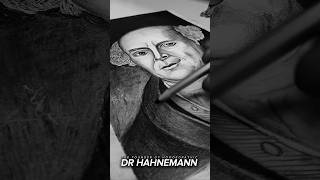 I gifted to in my office Portrait of Dr Hahnemann song homoeopathy lyrics music drawing art [upl. by Nawk74]