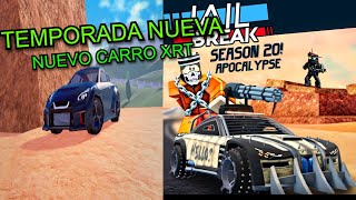 NUEVA TEMPORADA DE JAILBREAK 😎 SEASON 20  APOCALIPSIS  NUEVO VEHICULO Y NUEVAS MECANICAS ROBLOX [upl. by Allin954]