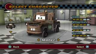 Cars PS2 Gameplay [upl. by Lehcnom]