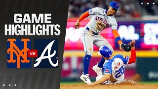 Mets vs Braves Game Highlights 4824  MLB Highlights [upl. by Leirbag]