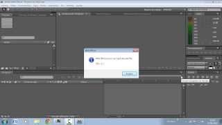 After Effects CS4 Error 832 SIN ELIMINAR LAS FUENTES [upl. by Medwin234]