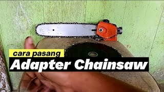 🌟beli disini🌟 chainsaw Mini mesin potong rumput adaptor chainsaw Mini [upl. by Sukhum]