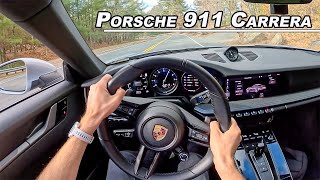 Porsche 992 Carrera  How Good is The Base 911 POV Binaural Audio [upl. by Silvio]