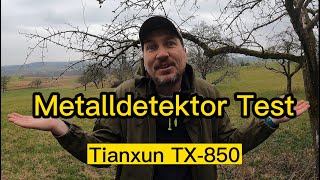 Metalldetektor Test halzlewolke Tianxun TX850 [upl. by Aiym]