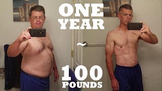 1 Year Weight Loss Transformation  Mind amp Body Transformation [upl. by Amend]