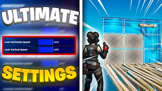 NEW ULTIMATE Controller SETTINGS  Sensitivity in Chapter 5 Season 4 Fortnite Settings Guide [upl. by Ewell]