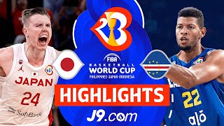 Japan Defeats Cape Verde Secures Qualification for the Paris Olympics  J9 Highlights  FIBAWC [upl. by Nrubloc]