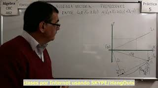 Álgebra CBC A62 Práctica 5  Ejer 19a Cálculo de distancia entre dos rectas paralelas en R2 [upl. by Lexis]