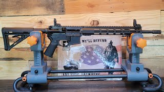 PSA 16quot MIDLENGTH 556 NATO 17 NITRIDE 135quot LIGHTWEIGHT MLOK MOE EPT RIFLE WITH MBUS SIGHT SET [upl. by Breanne656]