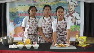 Central VisayasBayawan City Division Kalumboyan NHS NWC Sarap Sustansya Cook Off [upl. by Faith372]