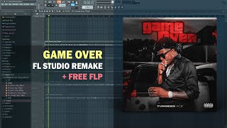 Yungeen Ace  Game Over Instrumental  Free FLP [upl. by Jair]