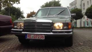 Scheinwerferreinigungsanlage Mercedes W116 [upl. by Groos402]