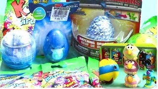 Surprise Eggs Furby Boom Dragons Defenders of Berk Toy Story Koo Koo Birds [upl. by Arlen]