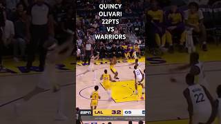 Quincy Olivari highlights vs Golden State Warriors [upl. by Meli]