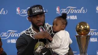 LeBron James Postgame Interview 1 ¦ Cavaliers vs Warriors Game 7 ¦ June 19 2016 ¦ NBA Finals [upl. by Othello311]