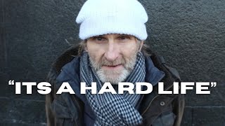 Homeless man became an addict to cope homelessness  London Street Interview [upl. by Ahsael]