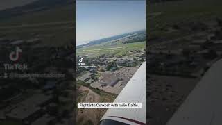 Live video of flight into Oshkosh flying a Beechcraft bonanza [upl. by Aehr]