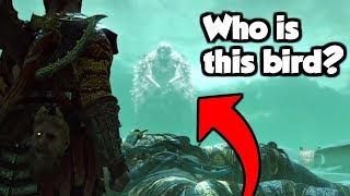 Who Is The Mysterious Bird in Helheim  Exploring The Mythology Behind God of War 4 SPOILERS [upl. by Alahc]