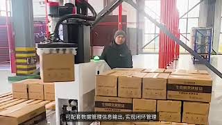 Cobot Palletizer for Ice Bag in Phamarceutical [upl. by Navonoj]