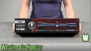 Bushnell Legend UltraHD Riflescope 39x40mm Black Matte DOA 600 Reticle 853940B Gaming Unboxing [upl. by Giselle742]