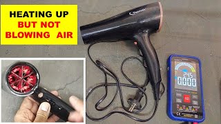 878 Hair dryer heating up but no air [upl. by Oswal68]