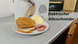 SilverCrest Elektrischer Allesschneider SAS 100 A1 Test [upl. by Aronas]