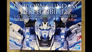 Unboxing ASMR  PG Unicorn Gundam Perfectibility [upl. by Zonda]