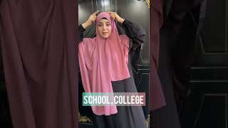 School  college hijab tutorial  7days series  day 2 [upl. by Amre792]