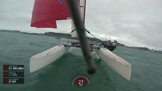 Nacra 17 TOP SPEED 28KT [upl. by Jennica]