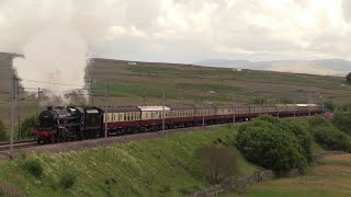 LMS 45231 Charges towards Shap summit on the Lakelander 1723 [upl. by Eleets]