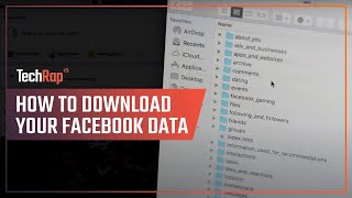 TechRap How to download your Facebook data [upl. by Eirellam345]