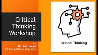 Critical Thinking Exercises 1 [upl. by Hoffmann531]