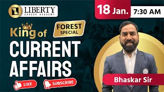 Liberty Daily Current Affairs I by King of Current Affairs Bhaskar Sir I 18 January [upl. by Ddot]