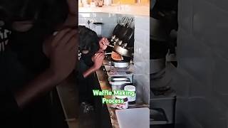 Waffle Maker Process Video food foodie foodlover waffles waffle [upl. by Werby877]