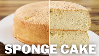 Vanilla Sponge Cake Recipe For Beginners [upl. by Mirisola690]