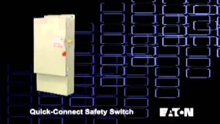 Eaton CutlerHammer Quick Connect Double Throw Switch Brief Overview [upl. by Dorotea618]