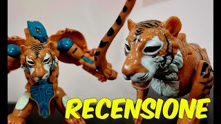 RECENSIONE  Mutant Tigatron Transformers Kingdom CyberOn [upl. by Sirovart]