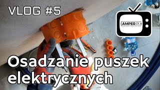 Osadzanie puszek elektryczych VLOG 5 [upl. by Gaile]