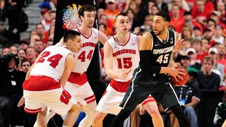 B1G Tournament Flashback Badgers Capture Title in OT  Wisconsin vs MSU  March 15 2015 [upl. by Torosian]