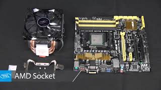 Gammaxx 400 Series CPU Air Cooler Installation Guide for Intel amp AMD Socket [upl. by Nette54]