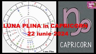 LUNA PLINA in CAPRICORN 22 iunie 2024 [upl. by Einneb]